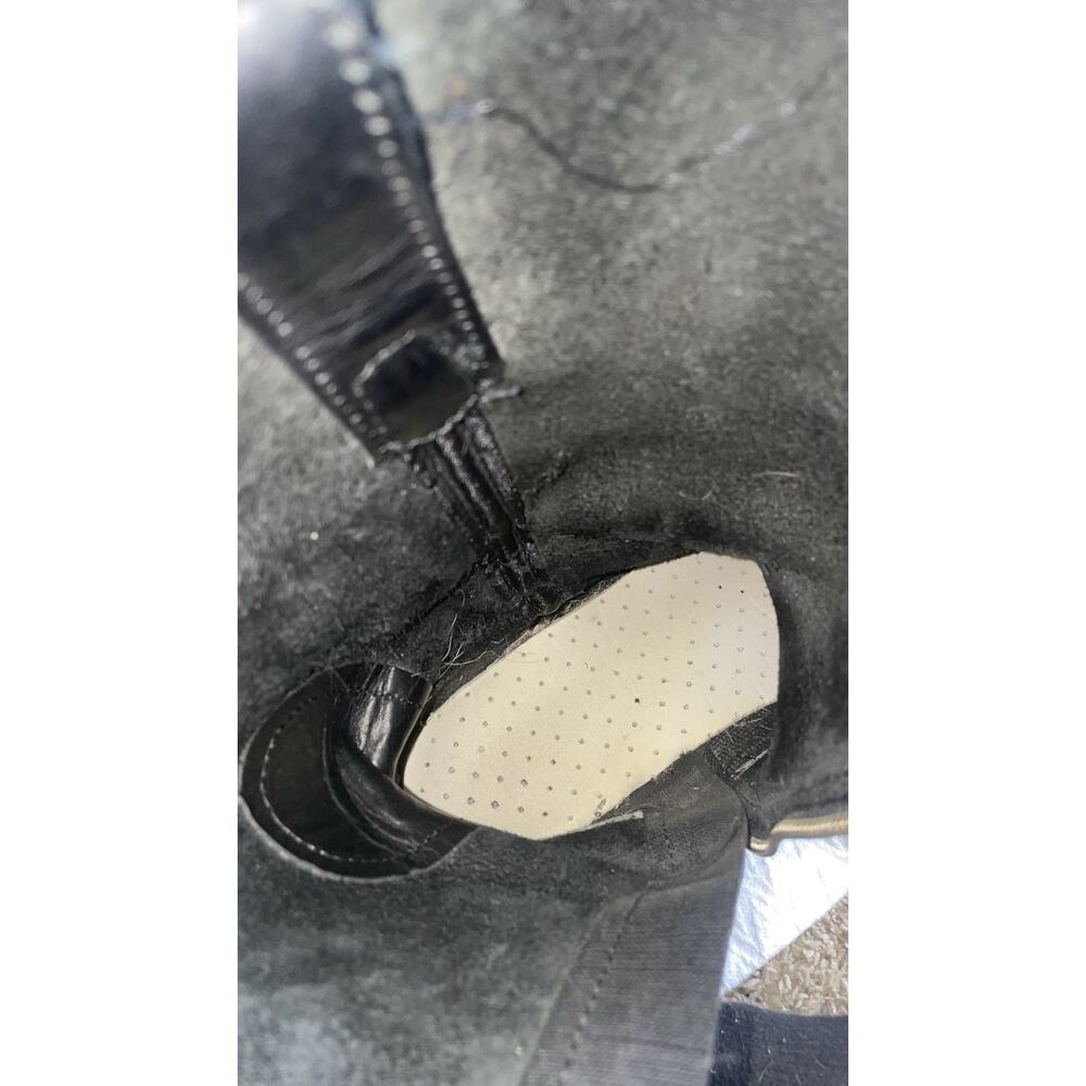 HARLEY DAVIDSON BLACK LEATHER RIDING BOOTS MEN'S 10.5 - Picture 8 of 13